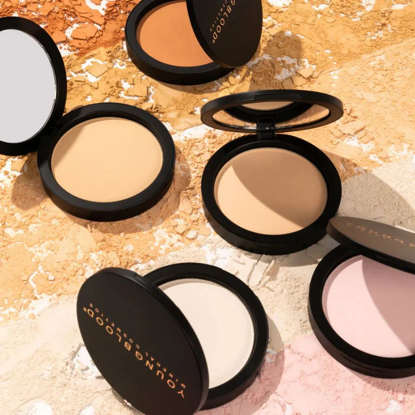 Pressed Mineral Rice Setting Powder - Pink/Brightening